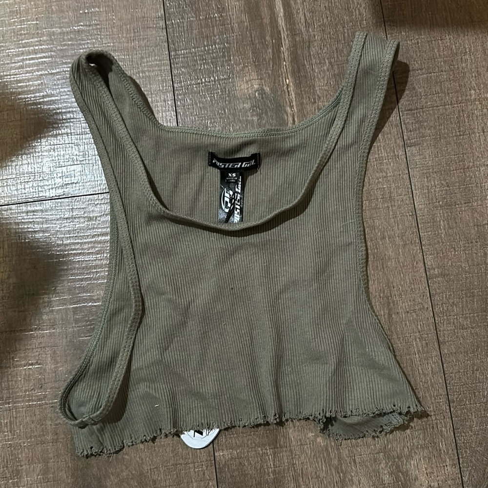 Poster Grl Green Crop Tank